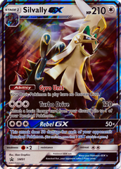 Shiny Silvally GX SM91 JUMBO OVERSIZE Wave Holo Promo - Shiny Silvally GX Collection